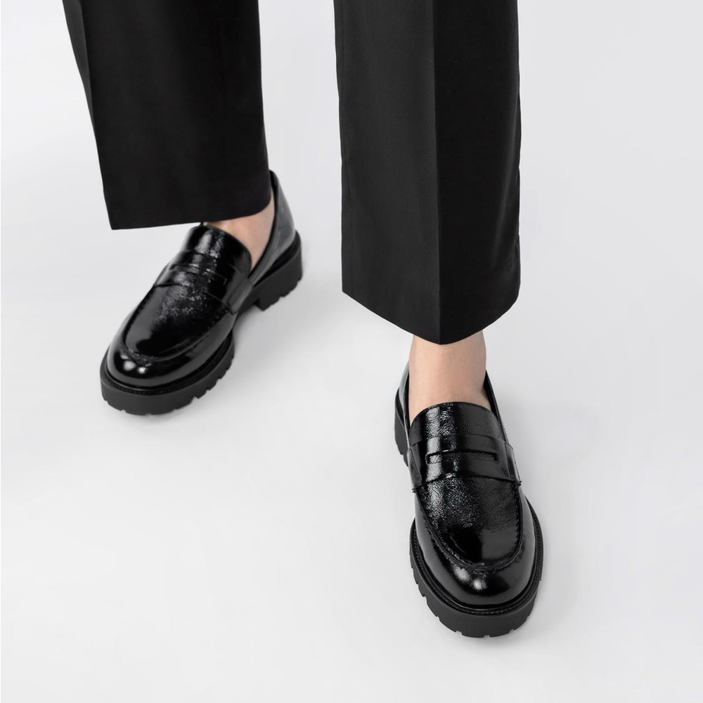Vagabond Kenova Patent Leather Chunky Loafer - Picture 7 of 9